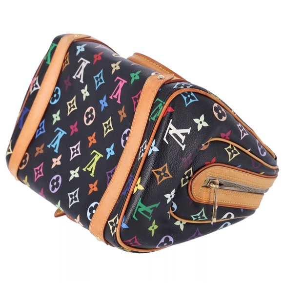Louis Vuitton Multicolor Priscilla Satchel M40097 Black Noir - Picture 8 of 9